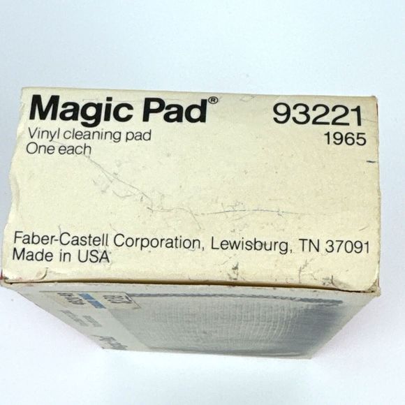 Vintage Faber-Castell #1965‎ Magic Pad Dry Cleaning Powder Item 93221 - Picture 3 of 5